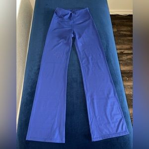 Blue flare leg pants size small